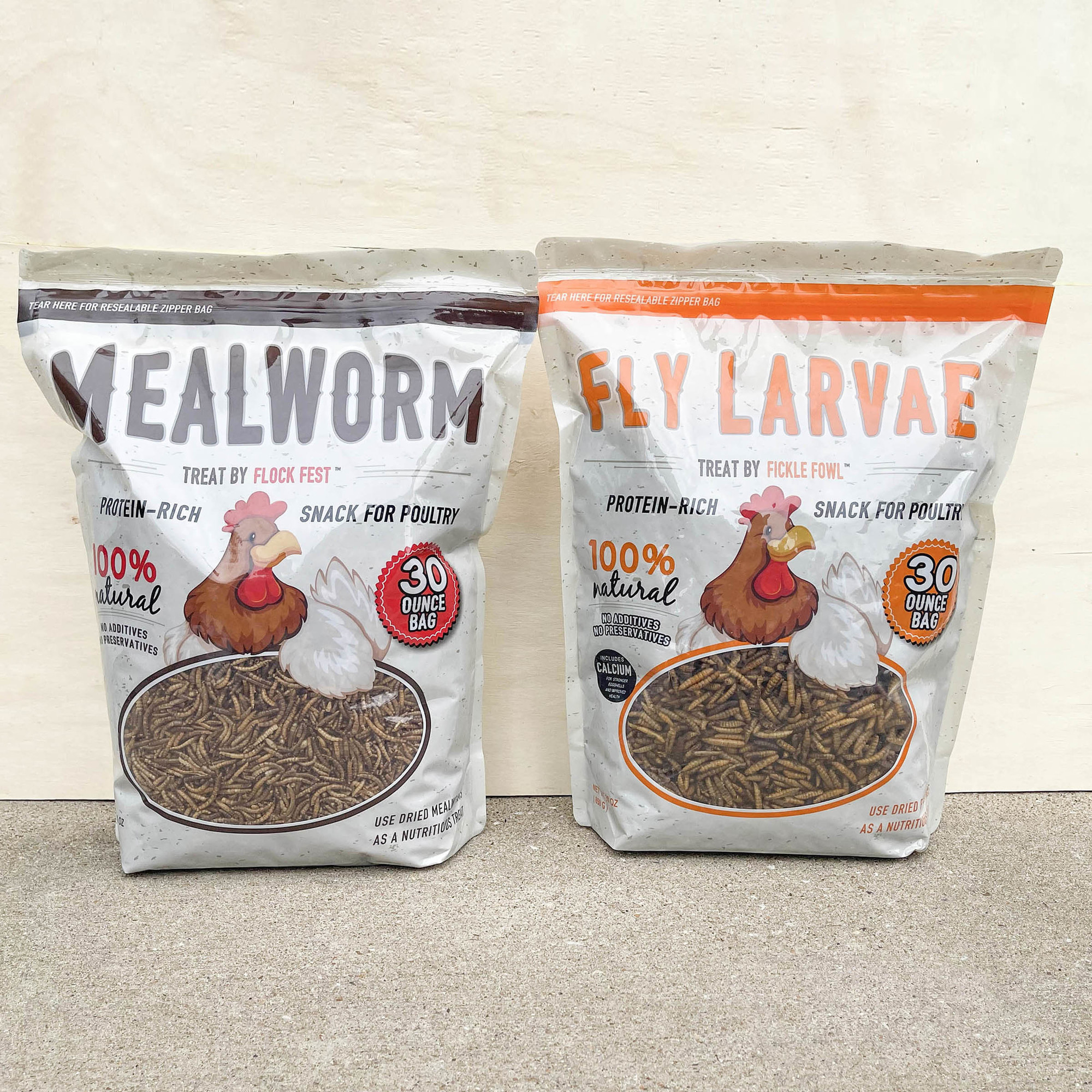 Buffalo Tools, 30 oz Bag Mealworm/Black Soldier Fly Larvae (2pk), Model# BUGASST2